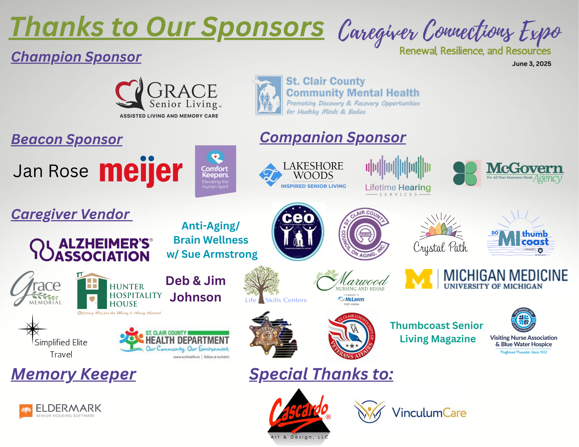 expo sponsors